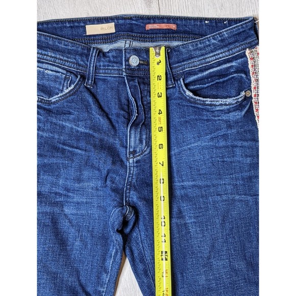 Anthropologie Pilcro & the Letterpress Side Stripe Slim Boyfriend Jeans Sz 28/ 6 - Picture 15 of 16